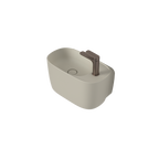 Caroma Contura II Hand Wall Basin (1 Tap Hole) - Matte Clay - 853710CL
