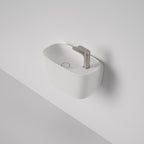 Caroma Contura II Hand Wall Basin (1 Tap Hole) - Matte White - 853710MW