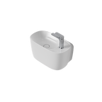 Caroma Contura II Hand Wall Basin (1 Tap Hole) - White - 853710W