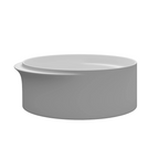 Kaldewei Crescent 1400mm Round Mineral Stone Bath (No Overflow) - Matte White - 8800-2304-0711