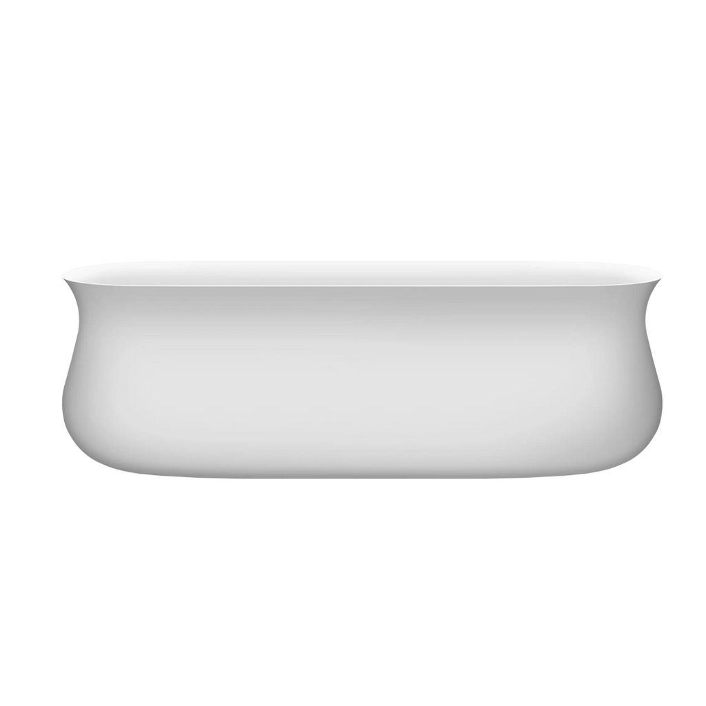 Kaldewei Cocoon 1700mm Mineral Stone Bath (No Overflow) - Matte White - 8815-2304-0711