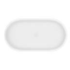 Kaldewei Cocoon 1700mm Mineral Stone Bath (No Overflow) - Matte White - 8815-2304-0711