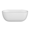 Kaldewei Nest 1700mm Back to Wall Mineral Stone Bath (No Overflow) - Matte White - 8831-2304-0711