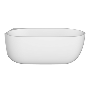 Kaldewei Nest 1700mm Back to Wall Left Corner Mineral Stone Bath (No Overflow) - Matte White - 8835-2304-0711