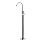 Villeroy & Boch Vita Gooseneck Freestanding Bath Filler - Chrome