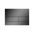 TECE Square Metal II Flush Plate Button - Brushed Black Chrome 9.240.846