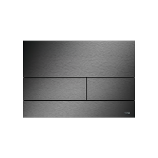 TECE Square Metal II Flush Plate Button - Brushed Black Chrome 9.240.846