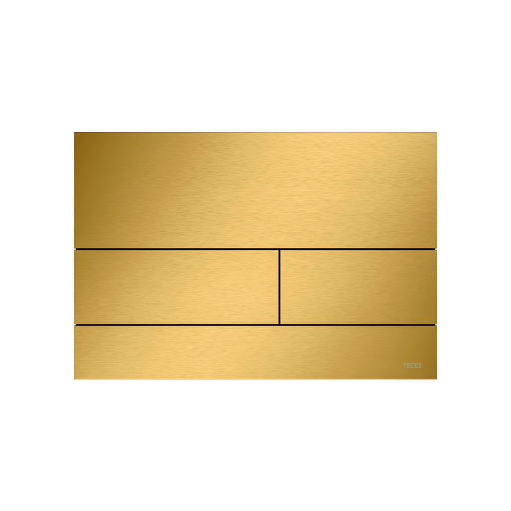 TECEsquare Flush Plate - Brushed Gold Optic PVD - 9.240.847