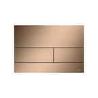 TECE Square Metal II Flush Plate Button - Brushed Red Gold Optic 9.240.848