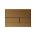 TECE Square Metal Flush Plate Buttons - Brushed Brass 9.240.851