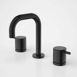 Caroma Luna Lever Basin Tap Set - LF Satin Black - 90334BL5AF