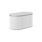 Fienza Empire Pill 900 Wall Hung Cabinet - Satin White 90AW-C