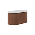 Fienza Empire Pill 900 Wall Hung Cabinet - Walnut 90AWA-C
