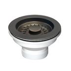 Turner Hastings 90 x 50mm Basket Waste & Long Thread - English Bronze - 90BW-EB