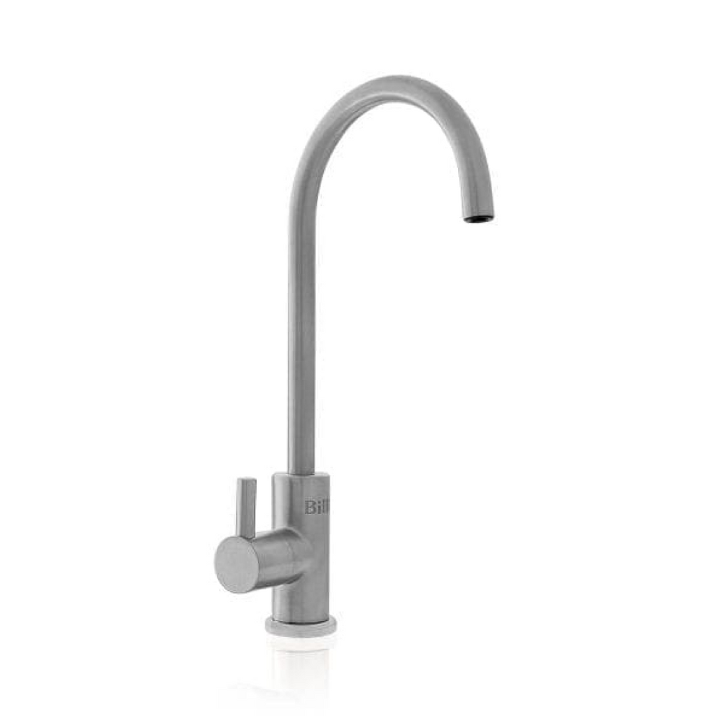 Billi B3000 Filter Tap with Round Slimline Dispenser Chilled - Brushed - 913000RBR