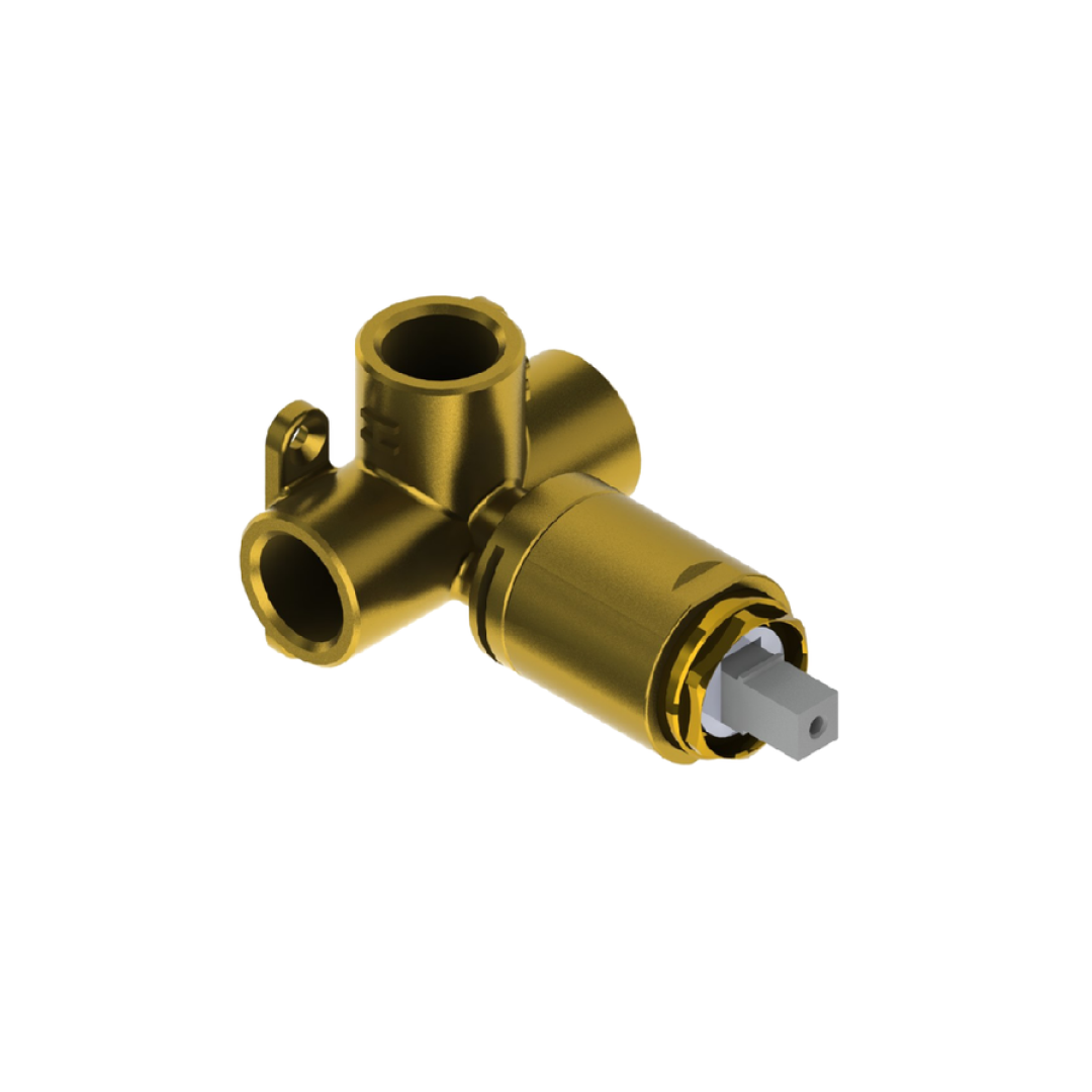 Greens Shower Mixer In-Wall Rough-In Body - Brushed Nickel 9193581