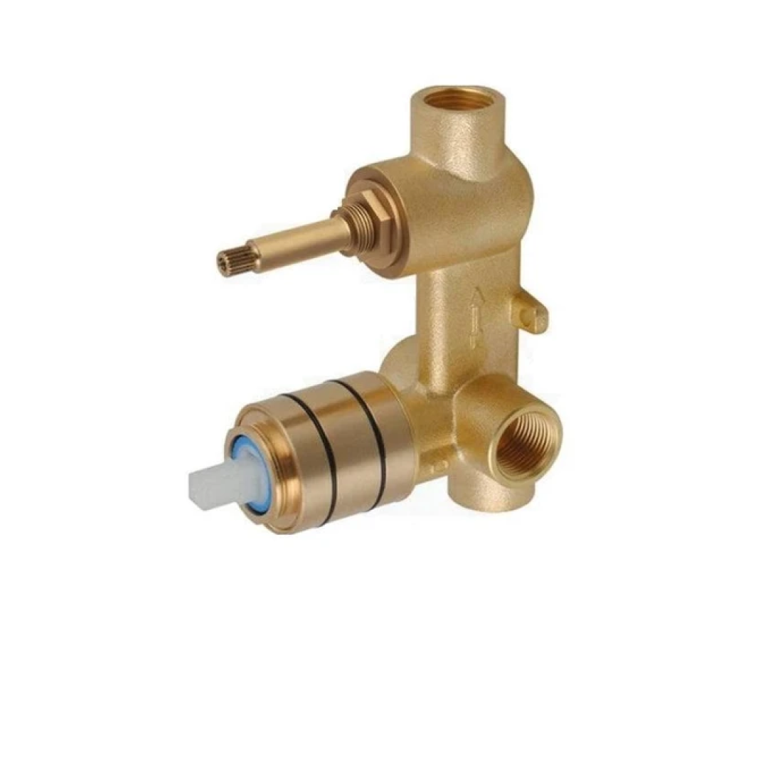 Greens Diverter Mixer In-Wall Rough-In Body - Brushed Brass 9193596