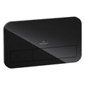 Villeroy & Boch ViConnect L200 Mechanical LED Flush Plate - Glossy Black - 921843RB