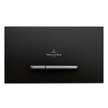 Villeroy & Boch ViConnect E300 Mechanical Flush Plate - Black & Satin - 922169AN