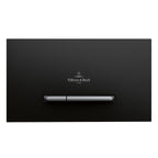 Villeroy & Boch ViConnect E300 Mechanical Flush Plate - Black & Satin - 922169AN