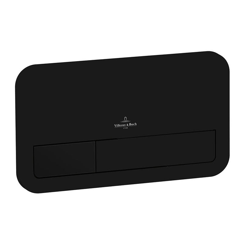 Villeroy & Boch ViConnect E200 Flush Plate - Matte Black