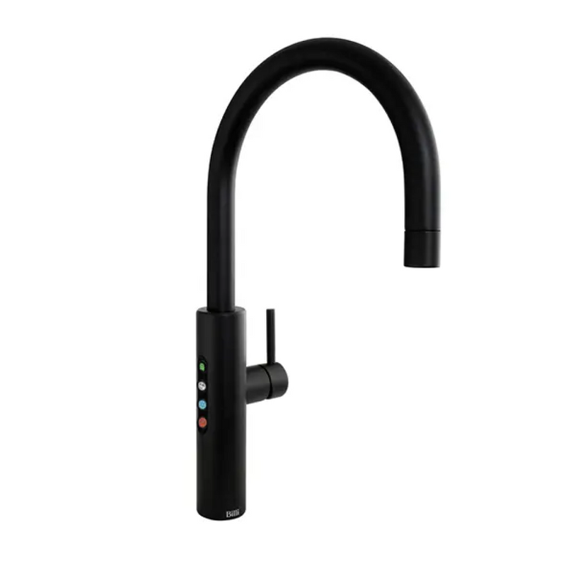 Billi B5000 Filtered, Boiling, Chilled & Sparkling Gooseneck Multifunction Tap - Matte Black 915100GMB