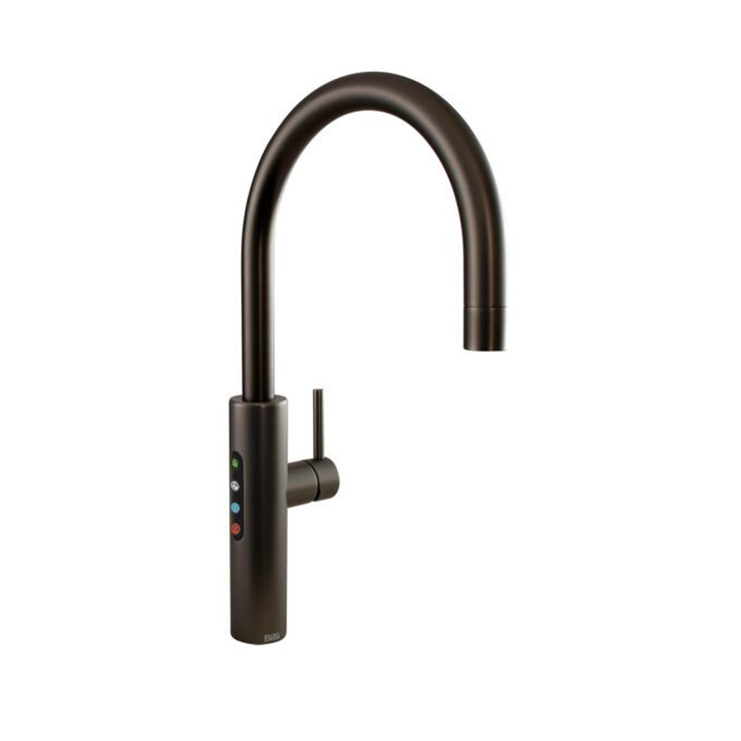 Billi Home Filtered Boiling, Chilled & Sparkling with Gooseneck Multifunction Mixer Tap - Gun Metal Grey 925101GGM