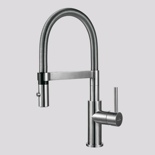 Villeroy & Boch Steel Expert Compact Kitchen Mixer - LF Brushed Stainless Steel 94088LC