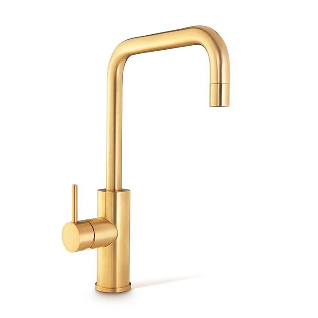 Zip Cube Sink Mixer - Brushed Gold 94291