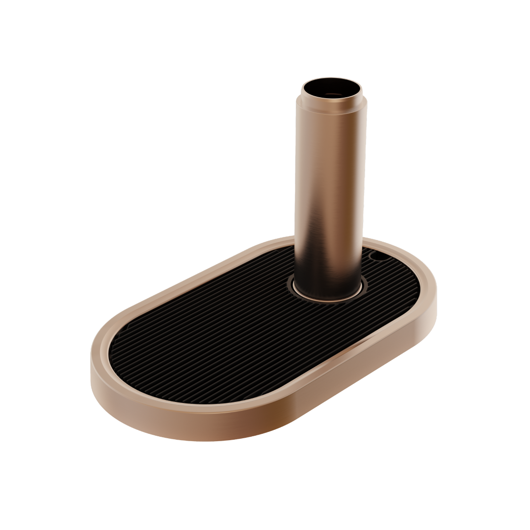 Zip Font Kit Raised (Fits Classic Plus & Elite Plus) - Brushed Bronze 95258Z15