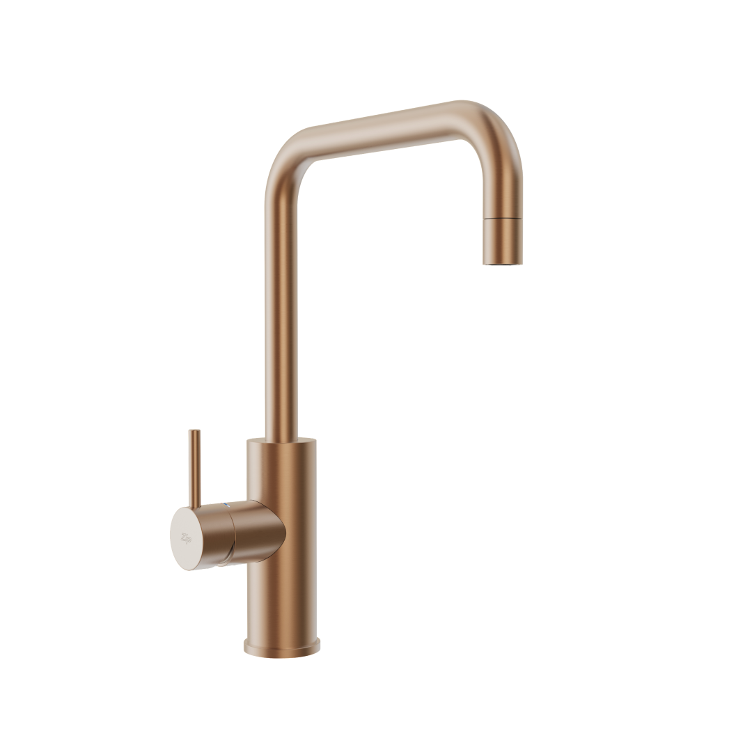 Zip Cube Sink Mixer - Brushed Bronze 95804Z15