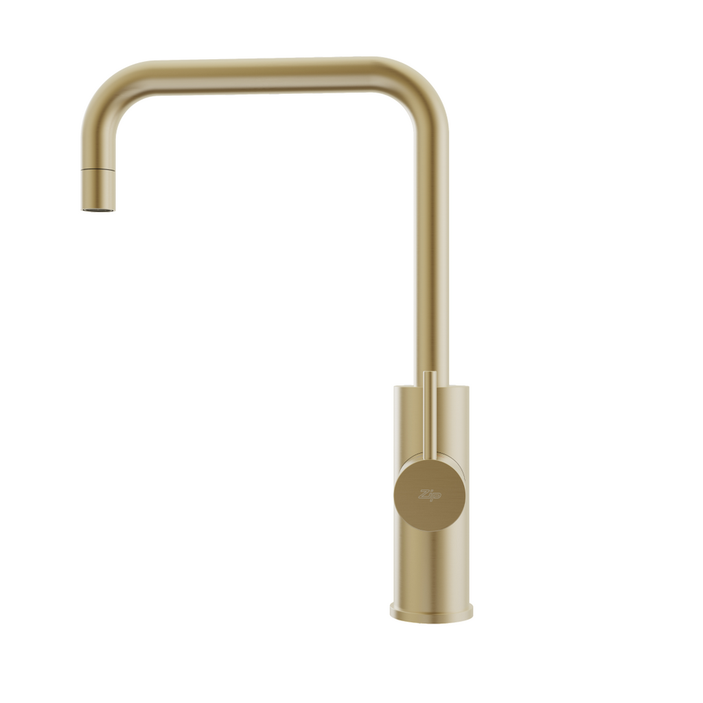 Zip Cube Sink Mixer - Brushed Brass 95804Z18