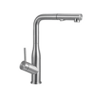 Villeroy & Boch Modern Steel 2.0 Pull Out Sink Mixer - Brushed Stainless Steel - 9610W1LC
