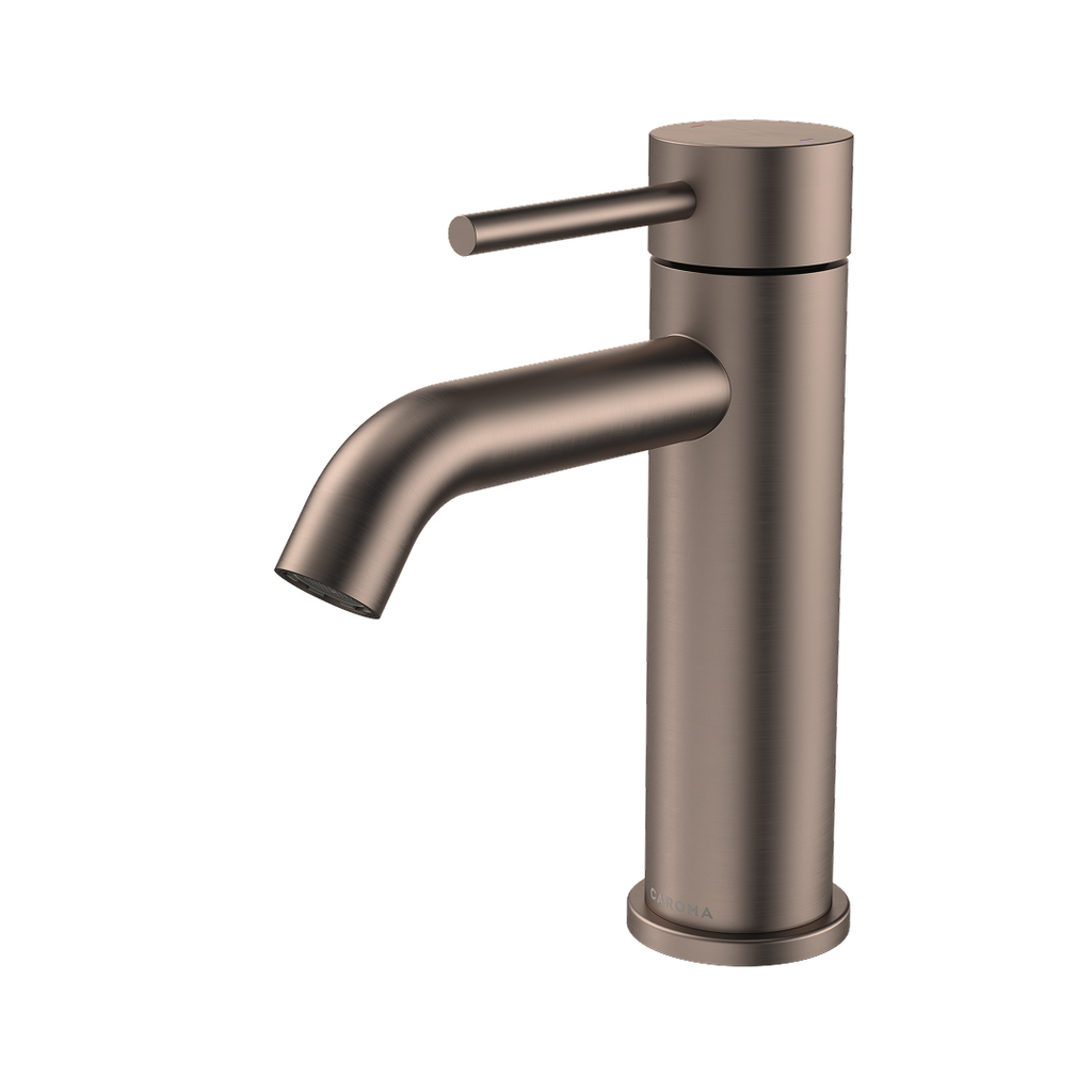 Caroma Liano II Basin Mixer  - LF Brushed Bronze - 96341BBZ6AF
