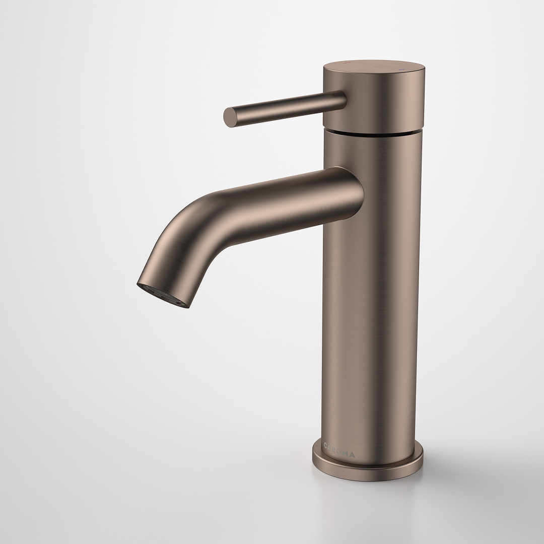 Caroma Liano II Basin Mixer  - LF Brushed Bronze - 96341BBZ6AF