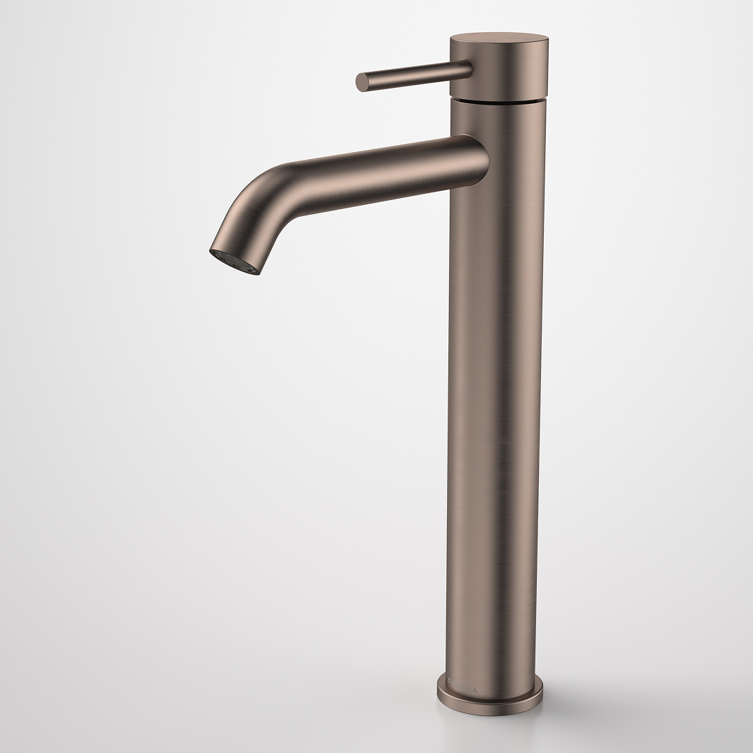Caroma Liano II Tower Basin Mixer  - Brushed Bronze - LF - 96343BBZ6AF