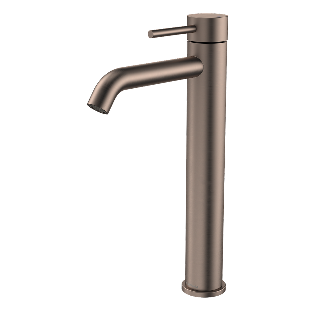 Caroma Liano II Tower Basin Mixer  - Brushed Bronze - LF - 96343BBZ6AF