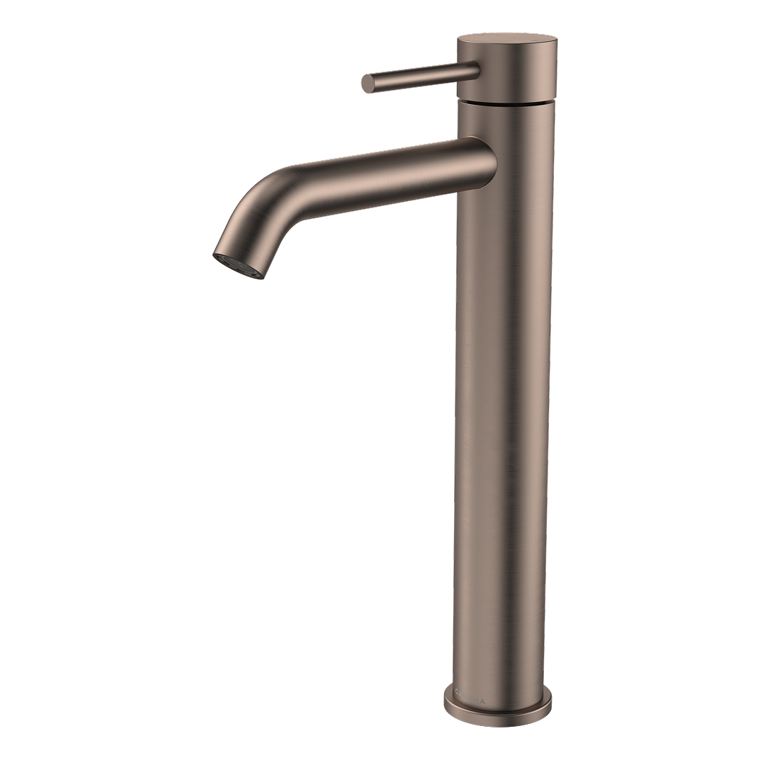 Caroma Liano II Tower Basin Mixer  - Brushed Bronze - LF - 96343BBZ6AF