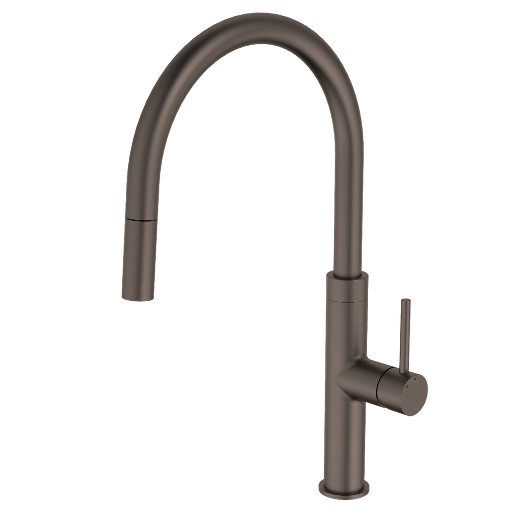 Caroma Liano II Pull Out Sink Mixer - Brushed Bronze - LF - 96380BBZ56AF
