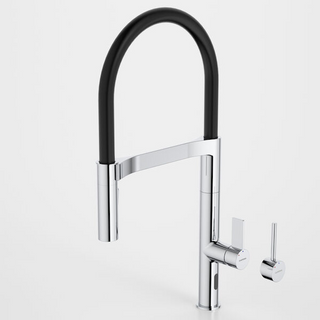 Caroma Liano II Pull Down Sensor Dual Spray Sink Mixer - LF Chrome - 96385C56AF