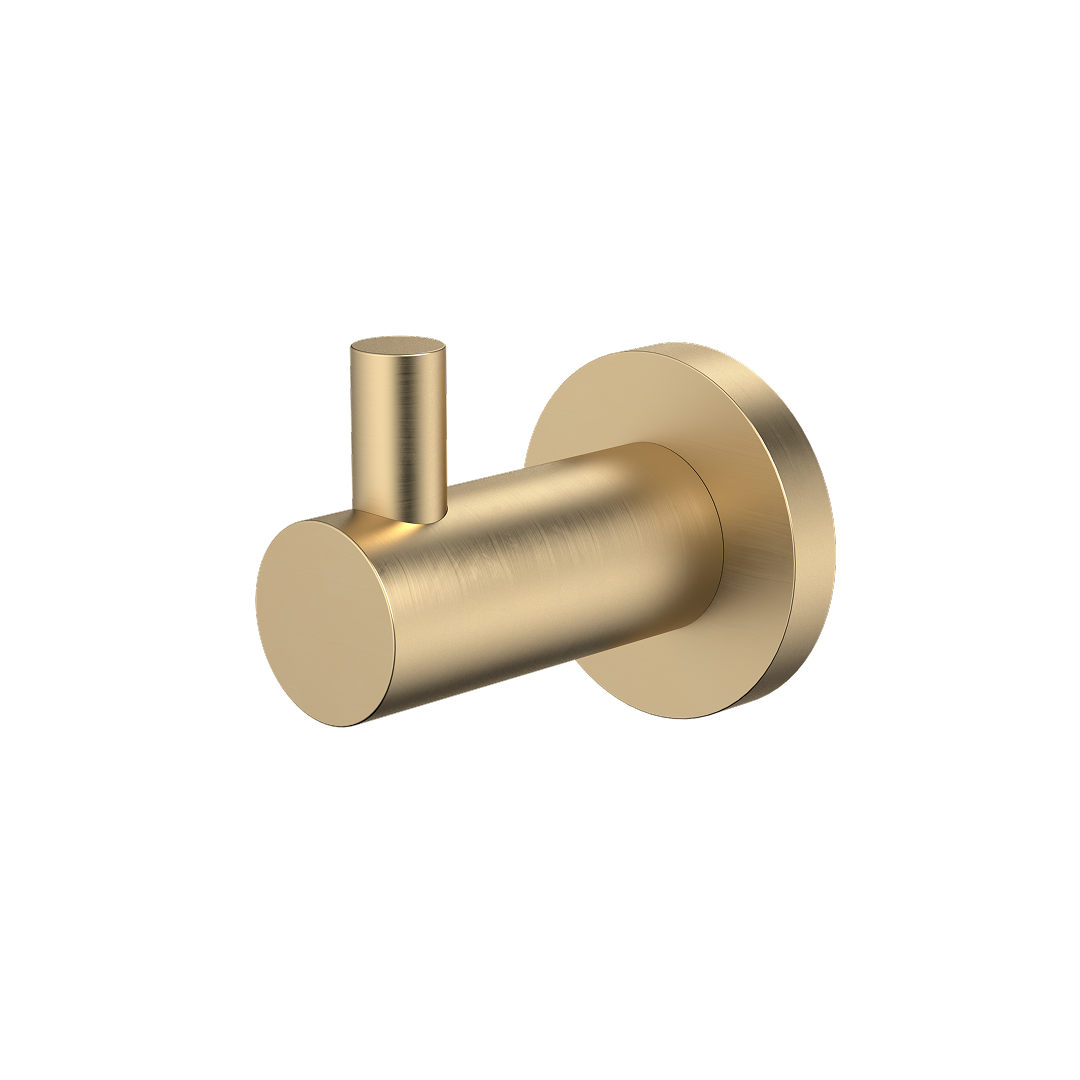 Caroma Liano II Robe Hook - Brushed Brass - 96440BB