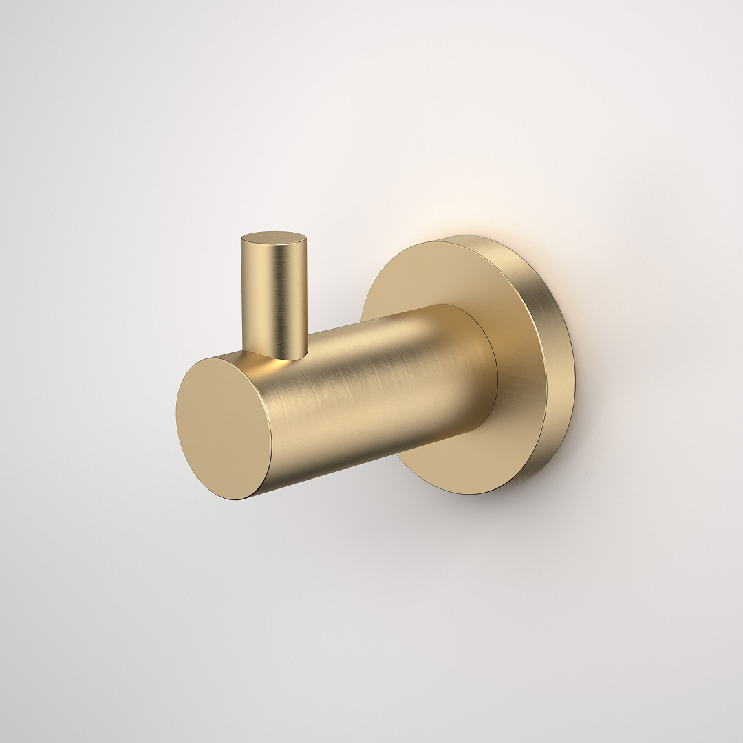 Caroma Liano II Robe Hook - Brushed Brass - 96440BB