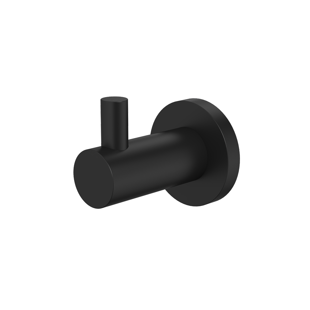Caroma Liano II Robe Hook - Matte Black - 96440B