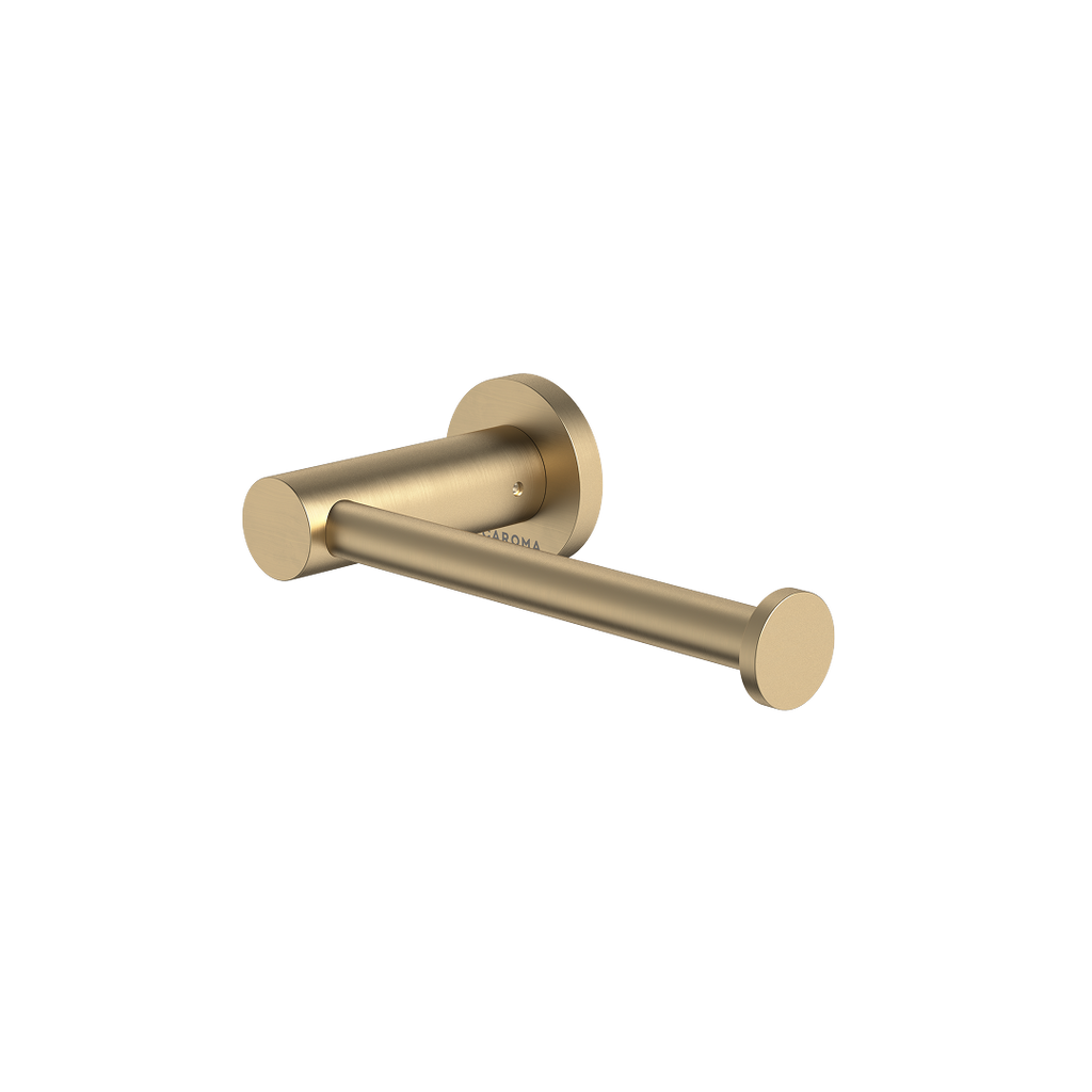Caroma Liano II Toilet Roll Holder - Brushed Brass - 96441BB