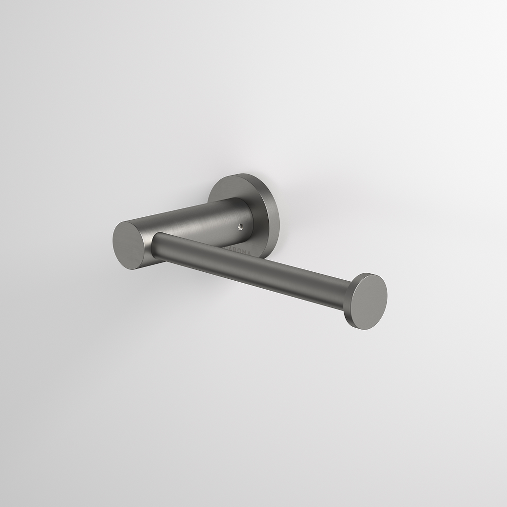Caroma Liano II Toilet Roll Holder - Gun Metal - 96441GM