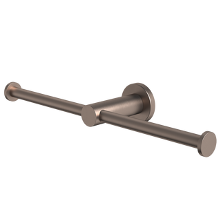 Caroma Liano II Double Toilet Roll Holder - Brushed Bronze - 96442BBZ