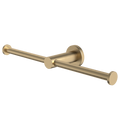 Caroma Liano II Double Toilet Roll Holder - Brushed Brass - 96442BB