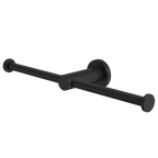 Caroma Liano II Double Toilet Roll Holder - Matte Black - 96442B