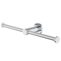 Caroma Liano II Double Toilet Roll Holder - Chrome - 96442C
