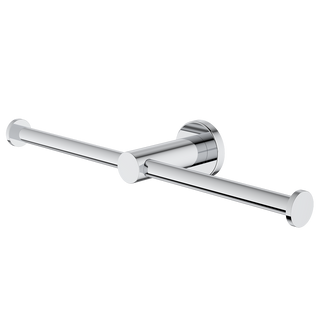 Caroma Liano II Double Toilet Roll Holder - Chrome - 96442C